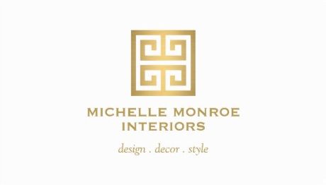 Girly Interior Design And Decorator Business Cards Girly