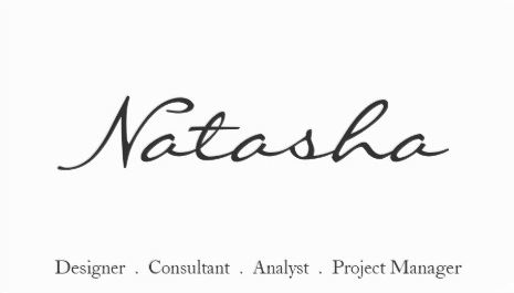 Elegant Black and White Script Font Template Business Cards